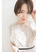 モテ耳掛けハンサムひし形ショート