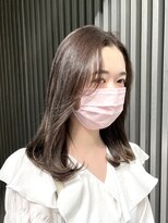 チョビー 銀座(chobii)&nbsp;艶カラー/ベージュカラー/韓国人風ヘア/ラベージュ/艶髪/tomoko