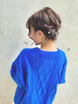 ディア(.eer) ボブアレンジ //  ☆ *＊。編み込み ×  シニヨン。＊ *☆