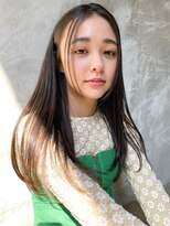 アメリ 新宿(Ameri)&nbsp;Ameri 20代30代40代センター分け綺麗め大人ヘア　【新宿】