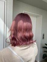 ガリカ シーム(Gallica/SEAM)&nbsp;【桑原雪音】ゆる巻き派手髪ペールピンク/暖色カラー<原宿>