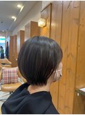 【不動前美容室】丸みボブ・丸みショート・20代ショート