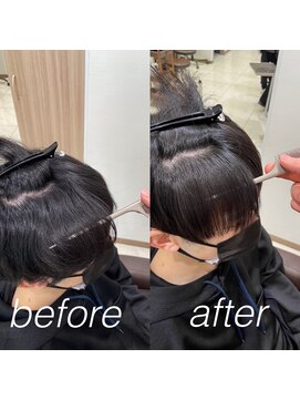 アッシュ 下丸子店(Ash) メンズ縮毛矯正