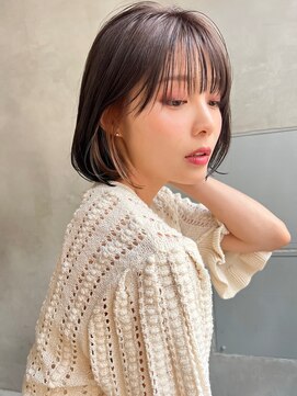 スティーロ 渋谷(Steelo) Steelo  小顔大人ボブ×オリーブグレージュ