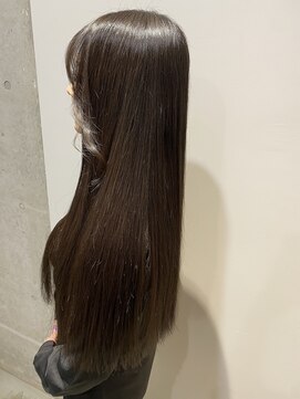 アキオドットヘアー(AKIO.hair) 秋オススメ！ブルーブラックうる艶美髪ストレート！