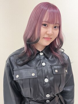 キバ(kva) ▽□□▽ピンクラベンダー×ブラック