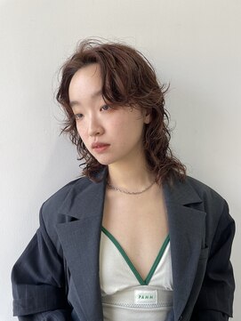 ヘアー アイス 御器所本店(HAIR ICI) くせ毛風カールデジタルパーマヘルシースタイル大人美人