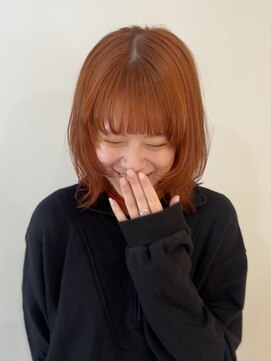 アルク(alku) ブリーチなしオレンジカラー