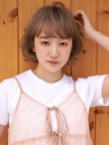 ブゾン(buZon)&nbsp;【buZon ブゾン】切りっぱなし外ハネボブ×前髪ウェットヘア