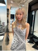 【表参道sheta小林】ハイトーンカラーホワイトベージュ