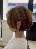 前髪あり　大人可愛いショート　30代40代50代　今津/髪質改善