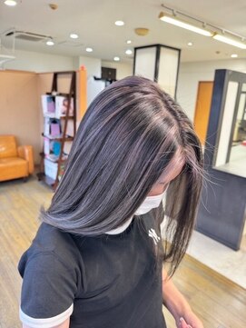 アイズ 東海大前(AIZU) ハイライトカラー グレージュカラー 白髪ぼかしカラー