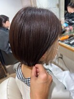 ネオリーブ チロル 横浜西口店(Neolive CiroL.) 脱白髪染め　コントラストインナーカラー
