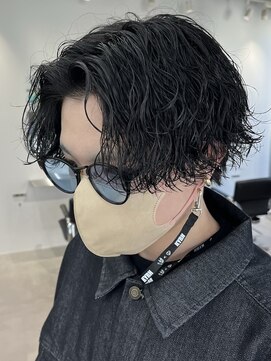 テン 心斎橋(tenn.) 心斎橋ツイストスパイラルパーマセンターパートツイストパーマ★