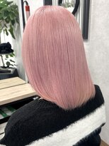 ロウル 渋谷(LOWRL)&nbsp;ホワイトピンク/ブリーチ/ダブルカラー