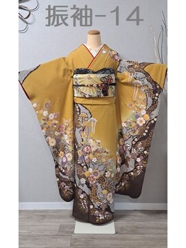 きものサロン すずめ屋 レンタル振袖(正絹)-14(牡丹)