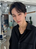 ポーチバイハニー オモテサンドウ(PORCH by HONEY omotesando)&nbsp;カルマパーマアップバングブルーブラックスペインカール黒髪3