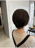 20代30代40代◎大人可愛いナチュラル丸みショートレイヤー