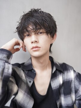 ニコ トウキョウ ロジック(nico TOKYO Logic) シャドウパーマスパイラルパーマメンズマッシュウルフ