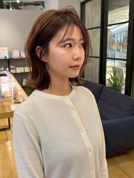 ジアン バイ ミルボン NU茶屋町+(GIEN by milbon) 顔まわり/イルミナカラー/透明感カラー/レイヤーカット