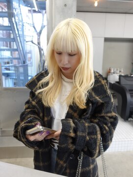 ネアー 新潟(NEER) アプリコットオレンジ/くびれヘア/ウェーブショート［新潟］