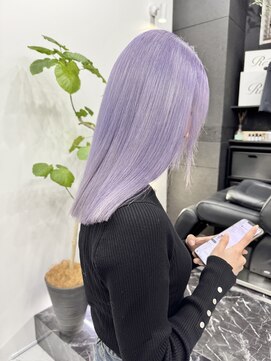 チュダック(ChuDuck) 韓国風《ペールブルー》ハイトーン/ケアブリーチ/ダブルカラー