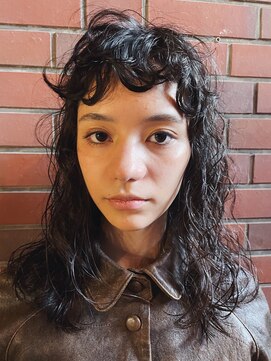 キーチェ 梅田中崎町(keych) レイヤーカット/ウェーブミディアム[中崎町/梅田駅］