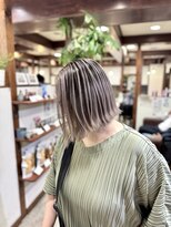 ヤソ(yaso)&nbsp;バレイヤージュ　×  ボブ