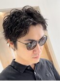 波巻きパーマツイストスパイラルパーマメンズマッシュパーマ万代