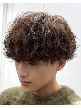 フィフス 渋谷(fifth) 渋谷ルーズパーマシャドウパーマ波巻きパーマメンズミディアム