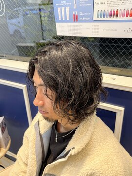 アンソル オブ リシェール(N'SOL of RICHAIR) メンズボブ/スパイラルパーマ/メンズ/南越谷