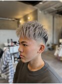 ホワイトグレージュ/フェード