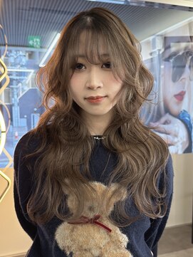 ラ キング(LA KING) 着物ヘア/大人ガーリー/ダークアッシュ/似合わせカット/名古屋栄