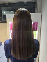 ヴィジョン 梅田店(Vision)&nbsp;サラツヤTOKIO縮毛矯正＋ツヤカラーラベンダーブラウン