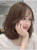 イメチェンヘアスタイルボブ前髪ピンクベージュレイヤー博多福岡
