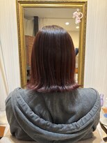 クラウン ヘア ラウンジ(CROWN hair lounge)&nbsp;【クラウン】20代30代40代　きりっぱボブ×ピンクラベンダー