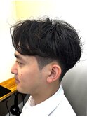 リバースセンターパート/ニュアンスパーマ/メンズパーマ☆