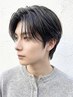 【気になる癖毛に】メンズカット＋顔周りナノケア縮毛矯正 ￥7700