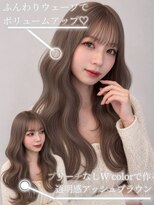 エルバイラビス 大宮(elu by lovis)&nbsp;《巴結生》グレージュ/ブリーチなしダブルカラー/大宮