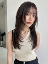 ノア(NOA) 【NOA】韓国風小顔レイヤー艶髪ロング20代30代40代
