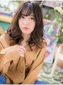 *bliss川口*斜めバングxボリュームカールスタイルa