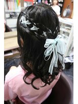 エヌエービー 池袋店(N.A.B.) ハーフアップ(ヘアセット)