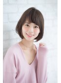 joemiネイビーカラーフレンチボブ美髪小顔ショート 花野