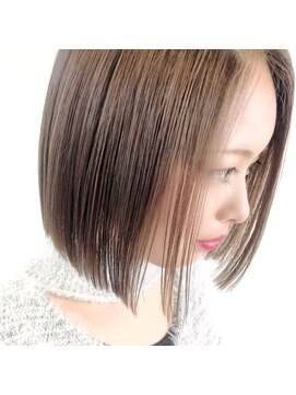 テクライズ 豊橋店(TECHRISE) ミニボブ×アッシュブラウン