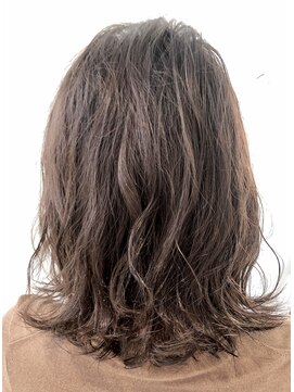 アッシュ 稲田堤店(Ash) セミロング　ラフパーマ