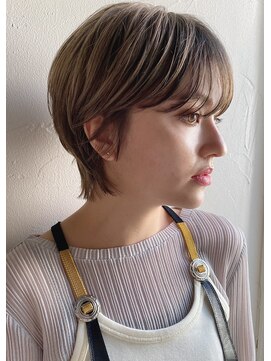 ベル 銀座5丁目店(Belle) やわらかパーマ*コンパクトマッシュショート*