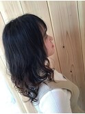 ローレイヤー×ゆるパーマ
