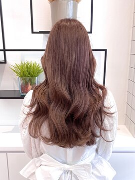 エイトヘアー(8 HAIR) ピンクベージュ×レイヤーカット