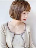 大人の耳かけミニボブ［髪質改善/池袋&目白&大塚］