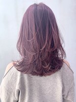 アイティーバイアルバム 藤沢店(IT by ALBUM)&nbsp;ピンクラベンダー_マッシュショートカーキグレージュ_ba324161